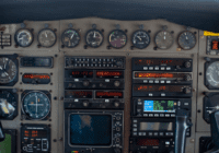 Airplane control panel